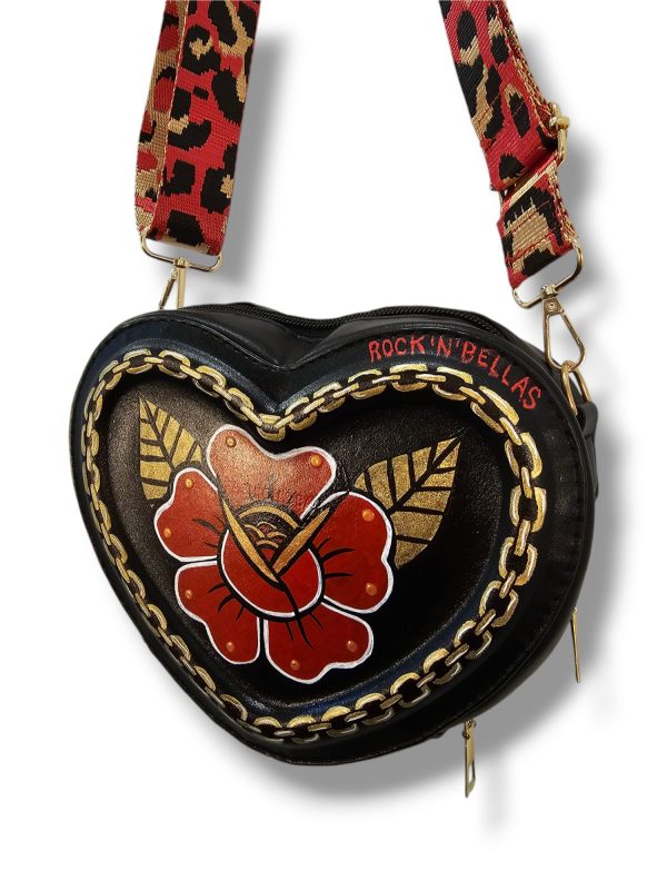 bolso corazón RED ROSE - Imagen 2