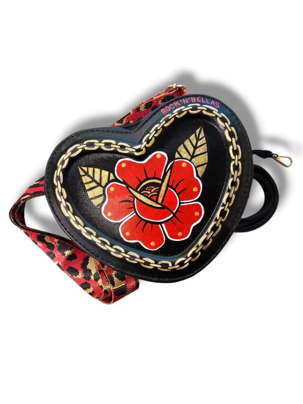 bolso corazón RED ROSE