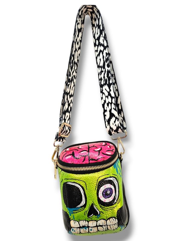 mini bolso ZOMBIE verde - Imagen 2