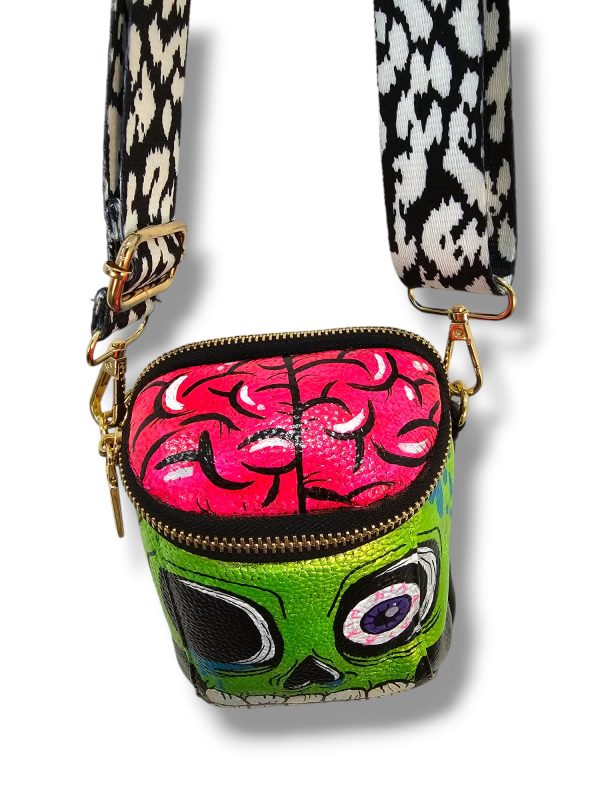 mini bolso ZOMBIE verde - Imagen 4