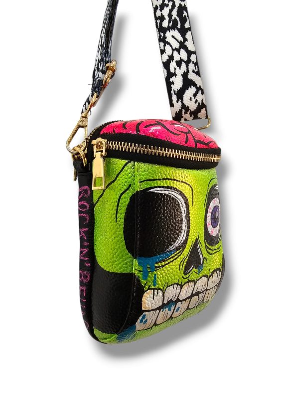 mini bolso ZOMBIE verde - Imagen 3