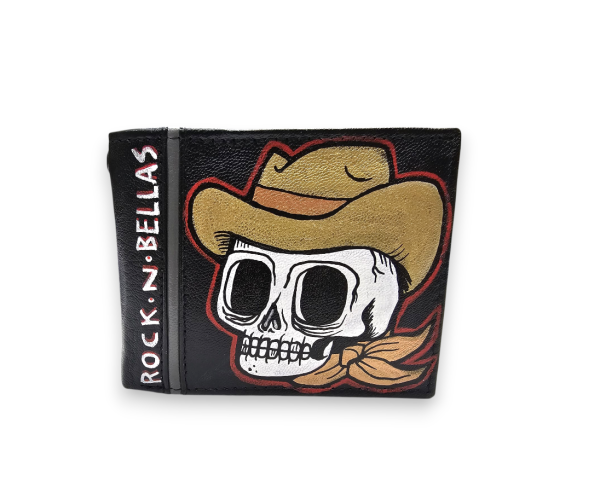 Billetera WESTERN SKULL