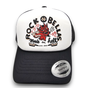 Gorra MADE IN HELL blanca