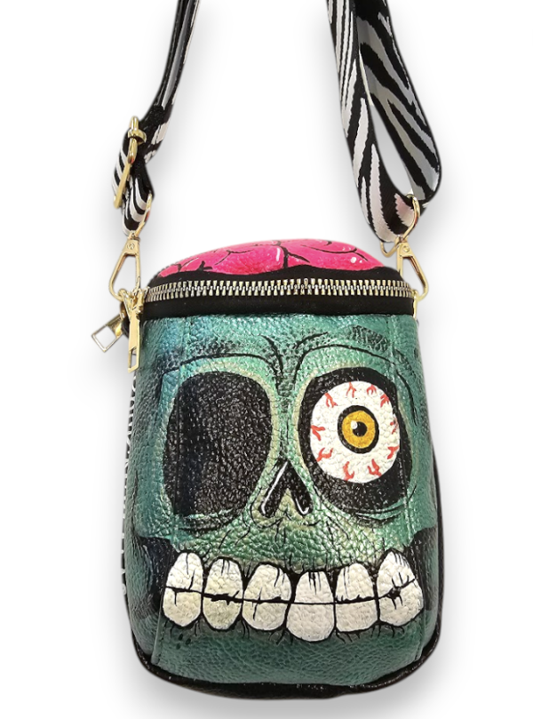 mini Bolso ZOMBIE verde - Imagen 2
