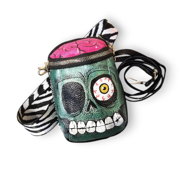 mini Bolso ZOMBIE verde