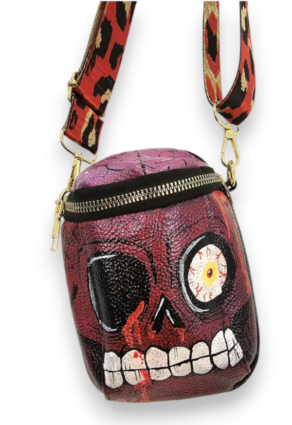 mini bolso ZOMBIE rojo - Imagen 2