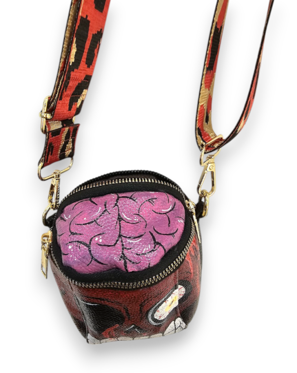 mini bolso ZOMBIE rojo - Imagen 4