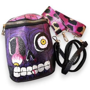 mini bolso ZOMBIE lila