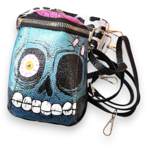 mini bolso ZOMBIE turquesa