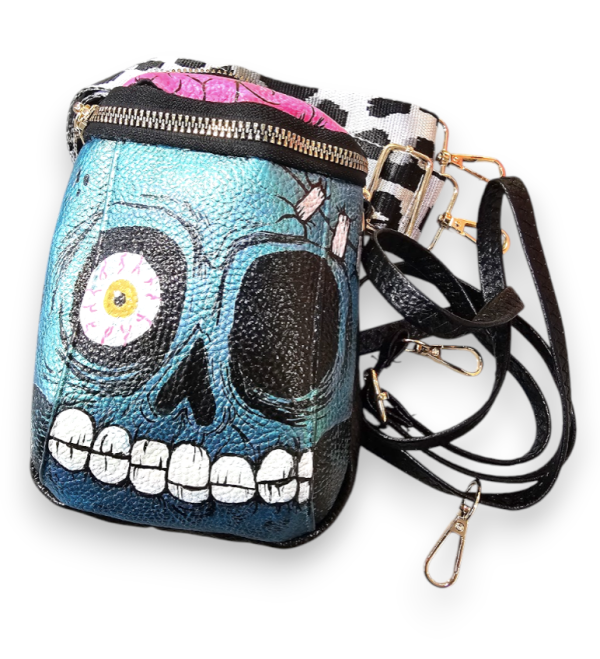 mini bolso ZOMBIE turquesa