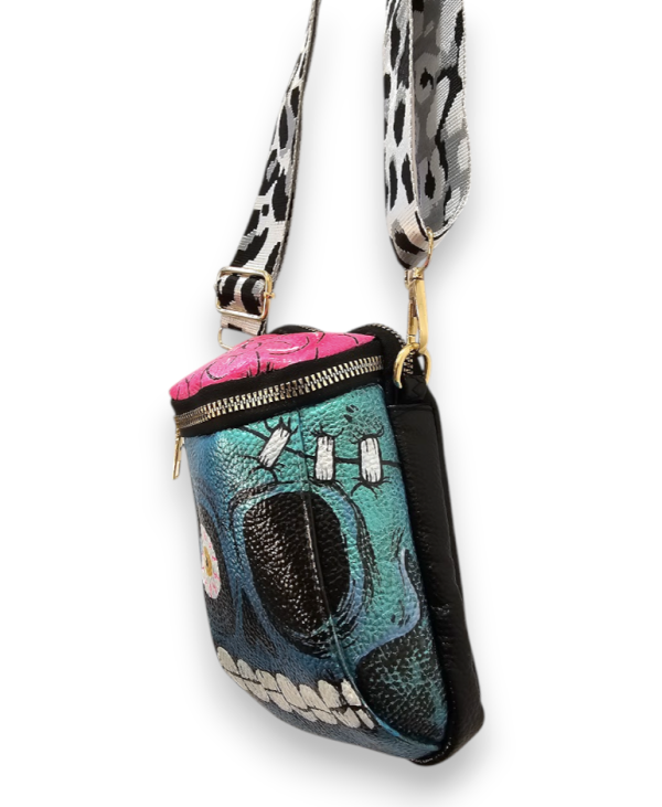 mini bolso ZOMBIE turquesa - Imagen 5