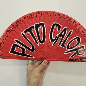 Abanico PUTO CALOR rojos