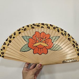 Abanico ROSA naranja