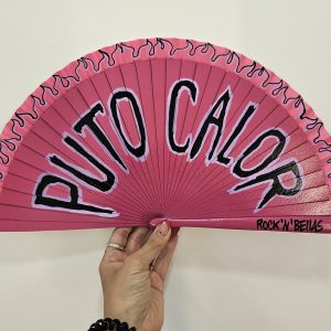 Abanico PUTO CALOR fucsia