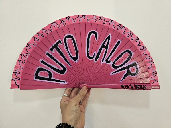 Abanico PUTO CALOR fucsia