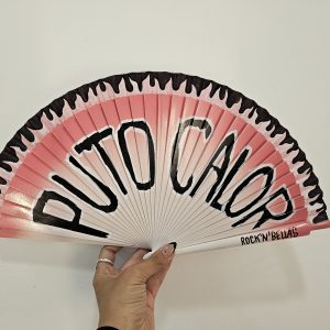 Abanico PUTO CALOR rosa