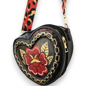 bolso CORAZON negro
