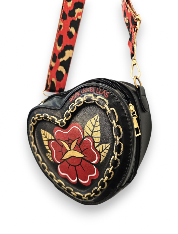 bolso CORAZON negro