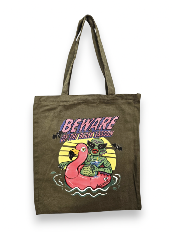 totebag BEWARE kaki